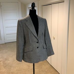 Vintage Kirkland Hall houndstooth blazer